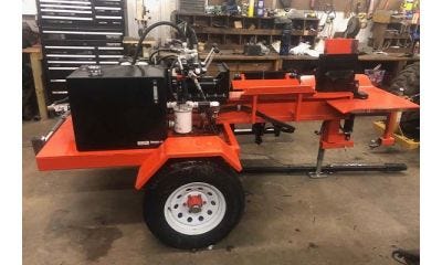 DIY Log Splitter - Royer Blacksmithing