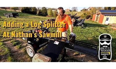 Nathan Unveils New Log Splitter at the Sawmill