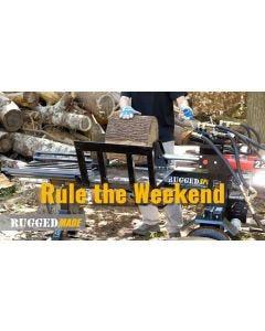Rule the Weekend: RuggedSplit 300-Series Log Splitter